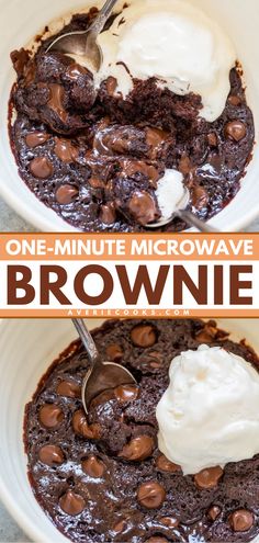 This easy-to-make sweet treat is just in time for your chocolate craving! It's a simple dessert in one bowl. In just one minute, you're on your way to this rich, fudgy brownie in a mug! No one would guess this microwave brownie recipe is accidentally vegan! Mug Brownie Recipes, Easy Brownie Recipe, Easy Brownies, Accidentally Vegan, Easy Brownie