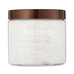 Coconut Scented Products, Coconut Body Scrub, Scrub Island, Coconut Sugar Scrub, Moisturizing Body Scrub, Coconut Products, Island Culture, Coconut Body Scrubs, Shea Sugar Scrub