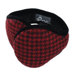 Women's American Wool Houndstooth Wrap Around Ear Warmer by 180s | Wrap Earmuffs at BeltOutlet.com Money Belt, Woven Belt, Ear Warmer, Houndstooth Pattern