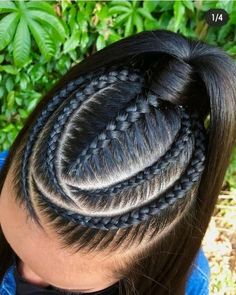 Puerto Rican Braids, Braided Sporty Hairstyles, Braids For White Women, Ballroom Hair, Braids Ideas, Braiding Styles, Ghana Braids, Box Braid