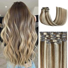 PRICES MAY VARY. 【High Quality Real Human Hair】Honsoo hair extensions are made of 100% remy human hair, blend perfect with your own hair, can bestraightened, curled, dyed, and styled as you like. Our hair extensions can increase the thickness and length of your hair. For 70g 18inch items, if you want to achieve the perfect effect, it is recommended to increase the thickness by 1-2 packs, and increase the length by 2-3 packs. 【More Comfortable & Healthier】Unlike traditional hair extensions, Honso Hair Extensions Light Brown, Brown To Blonde Highlights, Light Brown To Blonde, Soft Straight Hair, Light Brown Ombre Hair, Blonde Highlights Balayage, Cheap Hair Extensions, Increase Hair Volume, Hair Extension Brands