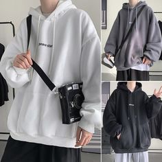 Wiaofellas Male Hoodie Coldproof Men Sweatshirt Pocket Male Hooded Fleece Lined Pullover Sweatshirt Daily Clothing Important InformationMaterial:PolyesterPackage Size:Size: M, Bust: 108cm/42.52", Clothes Length: 66cm/25.98", Sleeve: 60cm/23.62"(Approx.) Size: L, Bust: 112cm/44.09", Clothes Length: 68cm/26.77", Sleeve: 61cm/24.02"(Approx.) Size: XL, Bust: 116cm/45.67", Clothes Length: 70cm/27.56", Sleeve: 62cm/24.41"(Approx.) Size: 2XL, Bust: 120cm/47.24", Clothes Length: 72cm/28.35", Sleeve: 63c