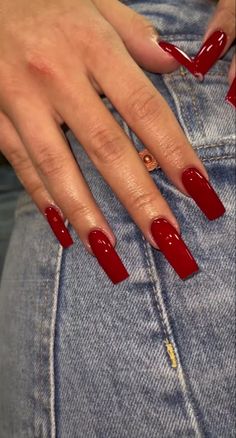 Switzerland Nails, Red Acrylic Nails, Her Nails, Thanksgiving Nails, Square Acrylic Nails, Chic Nails