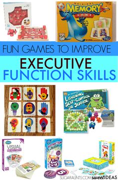 the fun games to improve executive function skills for kids and young children in their early years