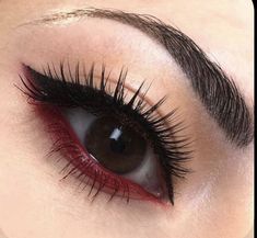 Red Waterline, Machiaj Smokey Eyes, Hadiah Diy, Makeup To Try