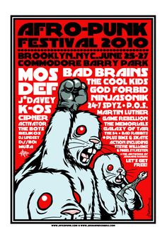 the poster for aero punk festival 2010