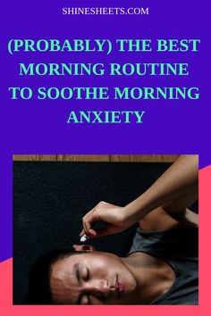 Are you anxious in the morning? Here’s the best morning routine to try if you want to soothe and relieve morning anxiety. Works for me every time! How To Relax Your Mind, How To Relax Yourself, Soothing Quotes, Cognitive Behavioral Therapy