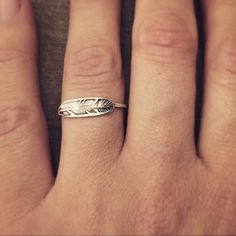 Feather ring - made to order - sterling silver - stacking - stamped - handmade - by prox on Etsy https://www.etsy.com/listing/230348122/feather-ring-made-to-order-sterling Dainty Adjustable Midi Rings Stamped 925, Simple Nickel-free Sterling Silver Stackable Rings, Sterling Silver 925 Stamped Midi Rings, Sterling Silver Midi Rings Stamped 925, Dainty Nickel-free Sterling Silver Rings, Bohemian Sterling Silver Engraved Promise Ring, Dainty Sterling Silver Nickel-free Rings, Dainty Silver Stackable Rings Stamped 925, Dainty Stackable 925 Silver Rings For Promise