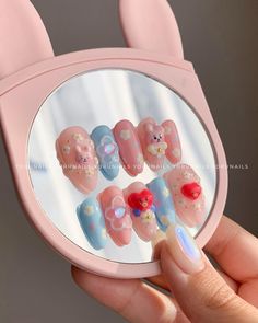 Nail Photography, K Pop Nails, Nails 3d, Asian Nails, Edgy Nails