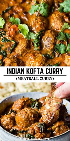 This Indian-inspired kofta curry aka meatballs in curry sauce need nothing else but plain basmati rice and a big spoon! Indian Kofta Curry, Lamb Kofta Curry, Indian Meatballs Curry, Curried Meatballs Recipe, Meatball Curry Indian, Curried Meatballs, Lamb Kofta Recipe, Middle Eastern Meatballs, Indian Meatballs