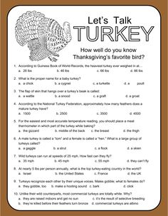 thanksgiving turkey worksheet with answers