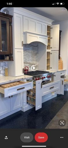 the kitchen is clean and ready to be used as an appliance for cooking