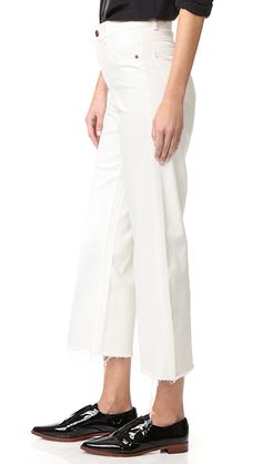 DL1961 Hepburn High Rise Wide Leg Jeans | 15% off 1st app order use code: 15FORYOU Chic Flare Jeans With Frayed Hem For Work, Relaxed Fit Flare Jeans With Frayed Hem For Work, Chic Full-length Flare Jeans With Frayed Hem, Fitted Cropped Pants With Frayed Hem, Fitted Pants With Frayed Hem And Cropped Leg, White Relaxed Fit Flare Jeans With Frayed Hem, Spring Workwear Cropped Jeans With Frayed Hem, Fitted Wide Leg Cropped Jeans With Frayed Hem, Spring Cropped Jeans With Frayed Hem For Work