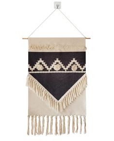 PRICES MAY VARY. [Style & Design] : This Boho Macrame Woven Wall Hanging Tapestry Decor makes a perfect statement piece for hanging on wall or gallery. Featuring woven textiles, layered step fringe accents, vibrant colors, Geometric tufting fabric combo triangle patterns to create classical boho chi bohemian home or party decoration, combine with cotton tassel at the central and buttom, natural wood stick and linen rope at the top, that create a great gift for friends, family. [Premium Material Woven Tapestry Wall Hangings, Wall Hanging Fabric, Room Door Decorations, Tapestry Hanging, Kids Living Rooms, Ramadan Decor, Apartment Dorm, Living Room Furnishings, Hanging Fabric