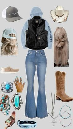 Pregame Outfits Women, Country Female Outfits, Lake Dinner Outfit, Outfit Ideas Country Girl, Country Clothing Brands, Working Cowgirl Outfits, Country School Outfits Casual, Country Aesthetic Outfit Women, Country Attire For Women