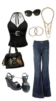 #outfit #outfitinspo #aesthetic #outfitaesthetic #y2k #y2koutfit Going Out Outfits Y2k, Y2k Date Outfit, 2000s Club Outfits, Y2k Birthday Outfits, Outfit Ideas 2000s, 2000s Outfits Aesthetic, Y2k Aesthetic Outfit Ideas, Y2k Club Outfits, Y2k Outfits 2000s