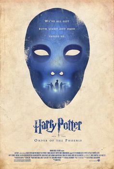 the poster for harry potter and the order of the phoenixs, which features an alien face