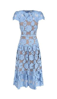 Romance Blooms in This Ornate Blue Midi Dress With Exquisite Floral Lace Appliqués. Find Chic New Party Dresses in Our Collection. New Party Dress, Garden Weddings, Lace Midi, Versatile Dresses, Lace Midi Dress, Lace Bodice, Blue Midi Dress, Feminine Look, Ruched Dress