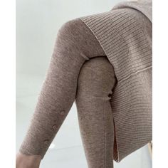 Super Soft hand feel Cashmere blended Wool leggings for Women ▶ Colors ◀ Ivory Mocha(Model's in first page) Brown Gray Black ▶ Size ◀ Small size Medium size ▶ Fabric ◀ Wool 25 / Cotton 50 / Cashmere 5 / Acrylic 20 Stretchable Sweater knit ▶Size Spec◀ Small - S size (Height -> 160cm ~ 165cm) Waist : 29cm (4cm Elastic e-band enclosed) Maximum stretch of waist band : 35cm(Around 70cm as circular) Total Length : 85cm(Stretchable) Rise : 25cm Medium - M size (Height -> 165cm ~ 168cm) Waist : 30 Cashmere Leggings, Long Cardigan Coat, Wool Leggings, Wool Tights, Womens Knit Sweater, Knit Tights, Loose Fit Sweater, Warm Leggings, Legging Outfits