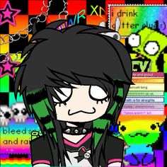 Scene Aesthetic Pfp, Scene Kid Pfp, 2000's Aesthetic, Scene Icon