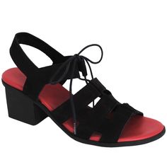 Vayage - Noir Tie Sandals, Pinkish Red, Wine Region