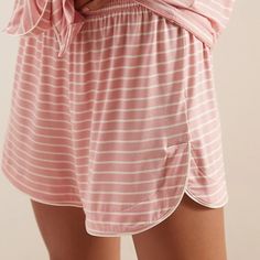 Banana Republic Modal Pajama Short Separates, Pink And White Stripes Xl Size Xl Color: Pink Stripe Horizontal Elasticated Waist. Contrasting Piping At Hem. 89% Modal, 11% Spandex. Machine Wash. Semi-Fitted. White Feminine Sleepwear For Relaxation, Feminine White Lounging Sleepwear, Feminine White Pajama Shorts For Loungewear, Comfortable Pink Pajama Shorts For Relaxation, Feminine Pajama Shorts For Lounging, Feminine Pajama Shorts For Loungewear, Short Length, Feminine Pajama Shorts For Loungewear, Feminine Loungewear Pajama Shorts, Feminine Pajama Shorts For Sleep