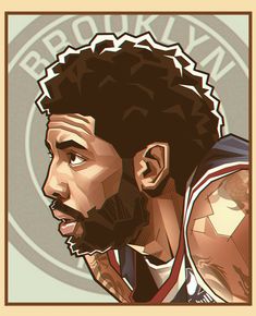 an image of a man with a beard in the likeness of basketball player derrick williams