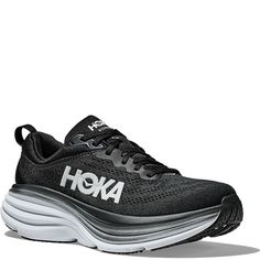 Elevate your running game with these Hoka One One Bondi 8 sneakers. Designed for men with UK shoe size 9.5 and US shoe size 10, these shoes feature a solid black color with a colorful sports theme. The lace-up closure ensures a secure fit, while the cushioned, comfortable, and breathable features make them perfect for gym and training, walking, and running and jogging. Made with a mesh upper material and foam insole material, these shoes are perfect for summer, fall, and spring seasons. The product line is Hoka One Bondi 8, and the style code is 1123202-BWHT. These shoes are suitable for casual wear, activewear, and workwear. Get ready to step up your fitness game with these sleek and stylish sneakers. Brand new with box Black Lace-up Sneakers For Light Sports, Modern Black Custom Sneakers For Jogging, Custom Low-top Training Sneakers With Branded Insole, Custom Lace-up Running Sneakers With Air Cushioning, Custom Low-top Training Sneakers With Rubber Sole, Dynamic Low-top Custom Sneakers With Boost Midsole, Boost Midsole Lace-up Running Shoes, Sporty Black Custom Sneakers With Rubber Sole, Dynamic Low-top Sneakers With Air Cushioning