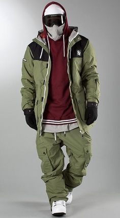 Earth Style, Snow Wear, Snow Outfit, Snowboarding Outfit, Snowboarding Gear