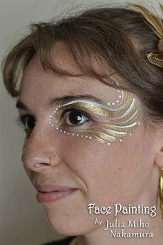 Ren Faire Face Paint, Genie Face Paint, Adult Face Paint, Eye Face Painting, Son Lux