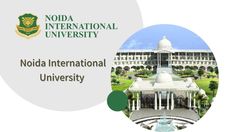 the words noda international university and an image of a building in front of it