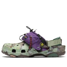 Crocs x Bodega All-Terrain 'NICT-TECH' 208720-200 Purple Crocs, All Things Purple, Hot Sneakers, Stylish Sneakers, Jordan Retro, Green And Purple, Perfect Pair, Nike Air Max, Clogs