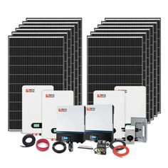 Rich Solar 4000W 48V 240VAC Cabin Kit With 20kWh Battery Power Generation Rich Solar Free Solar Panels, Bus Bar, Rv Solar, Home Panel, Flexible Solar Panels, Dual Fuel Generator, Monocrystalline Solar Panels, Solar Kit, Generator House