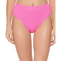 Dkny Women's Size M Solid Textured Fabric High-Waist Bikini Bottom, Pink, Nwt 1 Day Handling Time From Houston,Tx Satisfaction Guaranteed Or Your Money Back! New Items Are Added Every Week. Brand: Dkny Style: Bikini Swim Bottom Size: M Material: Nylon Blend Condition: New With Tags Sku: Jj10 - 21 High Waisted Swimsuit Bottoms, Printed Tankini, Tankini Swimsuit Top, High Waisted Swim, Pink Swimsuit, Swimsuits High Waisted, Swim Suit Bottoms, Swim Bottoms, Textured Fabric