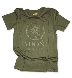 ADONI MMVII Premium Stretch Cotton. 95% Cotton 5% Elastane Straight Hem Tagless Slim Fit Crew Neck Line Machine Wash. Embossed ADONI MMVII 12" Logo. Shirts Women Fashion, Shirts Women, Green Tshirt, Black Excellence, Slim Fit Shirt, Hooded Sweater, Clue, Sorority, Stretch Cotton