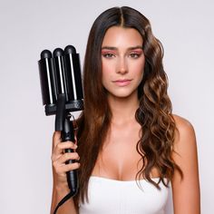 Create big, shiny, bouncy, epic waves in seconds with the Mermade Hair 32mm PROFESSIONAL Waver. This must-have hair tool creates beachy, boho or glam waves in half the time, compared to the previous model. It's the game-changer for hair – any length or texture. Simply clamp down and release for instant, big, lush, even waves. The perfect solution for babes who struggle to curl or wave their hair. It’s the hair tool you didn’t even know you needed, loved by celebrities & stylists across the globe 3 Barrel Curling Iron, Easy Waves, Medium Hair Color, Barrel Curling Iron, Pro Hair, Glam Waves, Extra Long Hair, Barrel Curls, Hair Waver