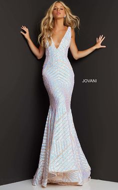 Jovani 59762 Deep V neckline Sequin Embellished mermaid Pageant Prom Dress, Deep V Neckline with sheer mesh side cutout panels. lush trumpet skirt with sweeping train Available Colors: Neon Orange, Neon Hot Pink, Light Blue, Black/Nude, Blush/Nude, Bright Yellow, Charcoal, Fuchsia, Hunter, Pale Green, Purple, Red, Rose Gold, Royal, White, Mint Search style number 59762 for additional colors!!! Available Sizes: 00-24 Closure: Invisible Back Zipper with Hook and Eye Closure. Details: Mesh embellis Prom Dress With Train, Jovani Prom, Pageant Gown, 2022 Style, Prom Dresses Long Mermaid, Prom Dresses Jovani, Dresses 2022, Mermaid Prom Dress, Sequin Prom Dress