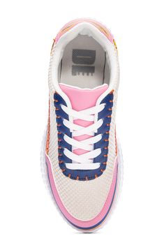 Mesh panels add cool texture to a platform-boosted sneaker. 2" heel Lace-up style Synthetic upper, lining and sole Imported Dirty Laundry, Mesh Panel, Up Styles, Womens Sneakers, Nordstrom, Lace Up, Mesh, Texture, Heels