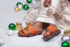 African Print Shoes, Sandals Ideas, Crafts Room, Print Shoes, African Inspired, African Print, Ankara, Leather Shoes, Sandals