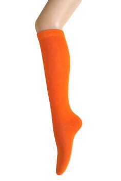 Orange Color Knee High Socks Suitable for Multi-occasion, great for Halloween Custom. They're made by combed cotton and polyester and spandex, the features are comfortable and breathable and elasticity and machine washable. Orange Knee High Socks, Velma Halloween Costume, Velma Costume, High Knee Socks Outfit, Gift Costume, Orange Socks, Cheerleading Team, Socks Style, Over Knee Socks