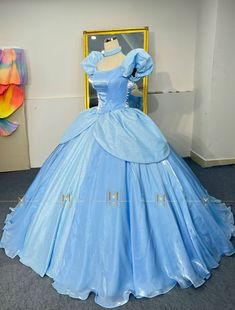 Blue Cinderella Dress, Cinderella Dress Disney, Folklore Dress, Tudor Period, Cinderella Cosplay, Skirt Outfits Summer, Cinderella Dress, Indie Dresses, Casual Summer Outfits For Women