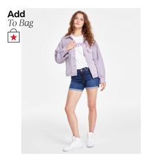 in stock Mid Length Shorts, Levis Women, Cotton Viscose, Trucker Jacket, Casual Fits, Mid Length, Levi's, Buy Online, Womens Shorts