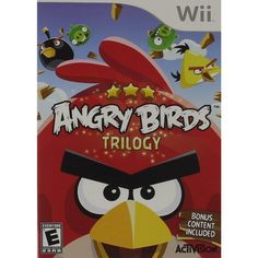 an angry birds game on the nintendo wii