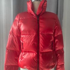 Nwt Michael Kors Winter Puffer Jacket. Size Xs. Shell/Exterior : 100% Polyester Filler: 80% Duck Down 20% Waterfowl Feathers Red Winter Outerwear With Zipper, Red Winter Outerwear With Zipper Closure, Red Puffer Jacket With Zipper For Fall, Red Puffer Jacket With Zipper Closure For Fall, Red Outdoor Outerwear With Zipper Closure, Red Winter Puffer Jacket With Zipper, Casual Fitted Red Puffer Jacket, Michael Kors Winter Outerwear With Pockets, Red Puffer Jacket For Spring