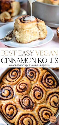 the best easy vegan cinnamon rolls recipe