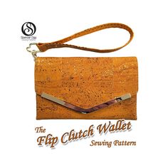 the flap clutch wallet sewing pattern