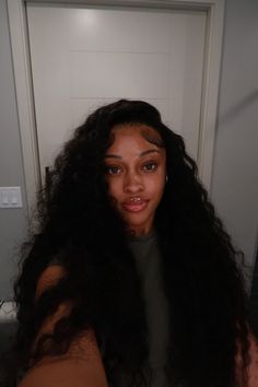 Afro Frontal Wig, Sew In Hairstyles, Quick Weave Hairstyles, Dope Hairstyles, Hair Laid, Front Lace Wigs Human Hair, Baddie Hairstyles, Aesthetic Hair, Protective Hairstyles