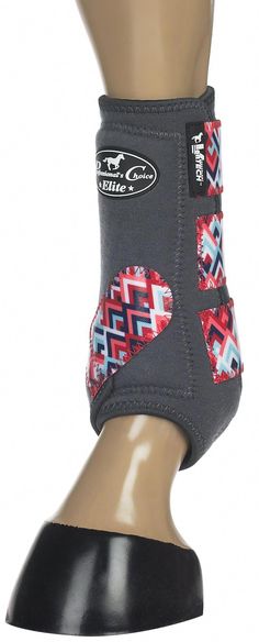 the ankle brace is made from fabric and has an adjustable strap to hold it in place