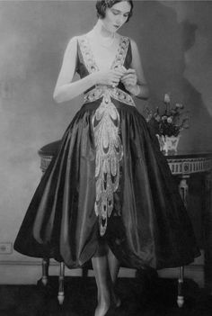 Dress by Jeanne lanvin 1920 Glamour Vintage, Mae West, Jeanne Lanvin, 1920s Dress