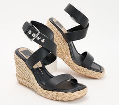 This elegant espadrille brings together raffia details and criss-cross ankle straps with a walkable wedge, for a vacay-ready look with a city-wise twist. From Dolce Vita. Chic Straw Espadrilles With Wrapped Heel, Chic Spring Espadrilles With Heel Strap, Spring Espadrilles With Wrapped Heel And Straw Material, Chic Wedge Heel Espadrilles For Day Out, Casual Straw Heels With Heel Strap, Chic Straw Wedge Sandals For Day Out, Chic Wedge Sandals With Woven Sole For Day Out, Spring Wedge Heel Woven Espadrilles, Spring Woven Wedge Heel Espadrilles